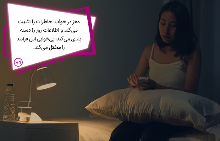 نقش نور موبایل در کاهش ترشح ملاتونین و اختلال خواب