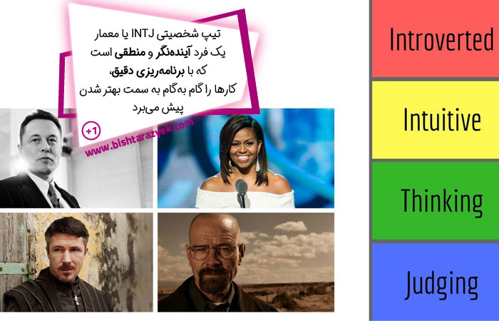 تایپ شخصیتی INTJ یا معمار