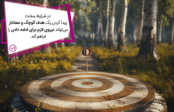 معنا و هدف بساز (حتی اگر کوچک و کوتاه‌مدت باشد)