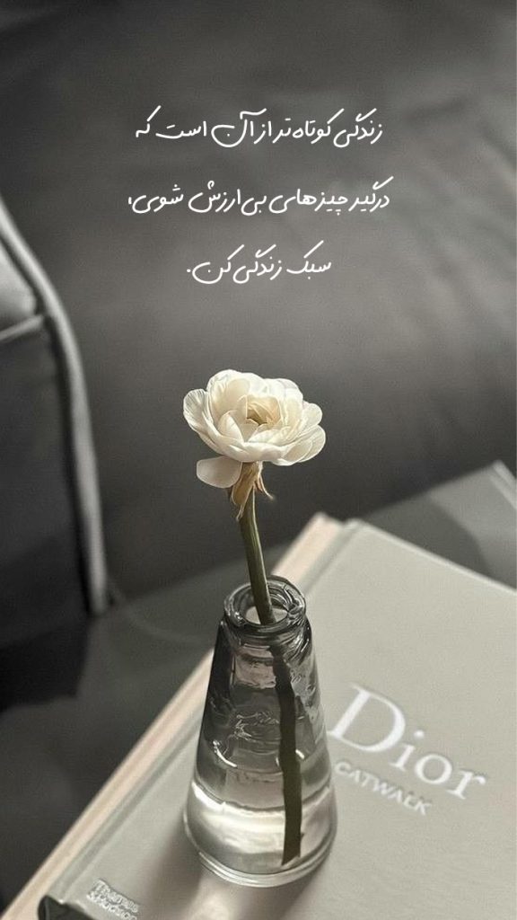 متن در مورد سبک زندگی برای استوری 