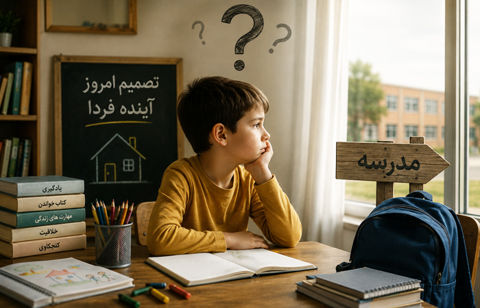 نفرستادن بچه به مدرسه تصمیم درستی است؟ پاسخ پیام بهرام پور